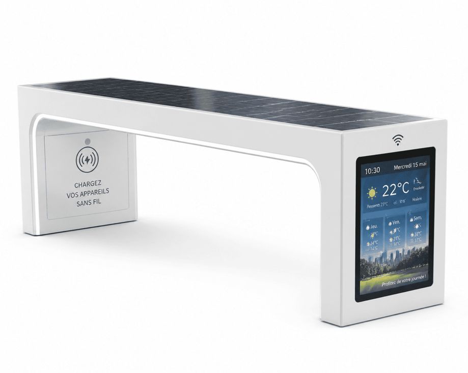 Banc connecté